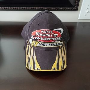 NASCAR Hat #17 Matt Kenseth 2003 Winston Cup Champion adjustable flames vintage